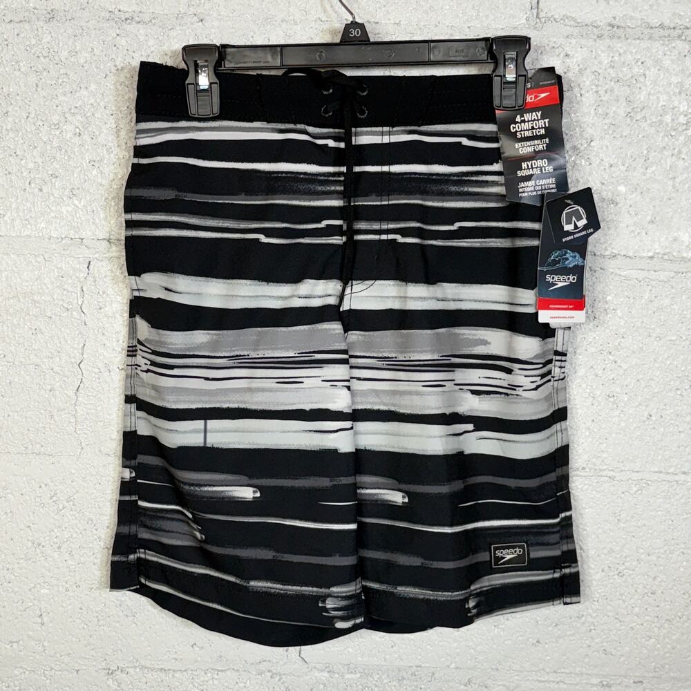 Speedo Men's Print Bondi Basin 20" Boardshorts, Anthracite Small